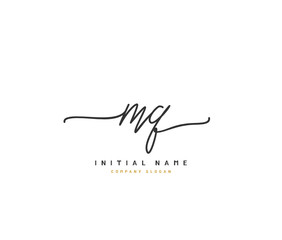 M G MG Beauty vector initial logo, handwriting logo of initial signature, wedding, fashion, jewerly, boutique, floral and botanical with creative template for any company or business.