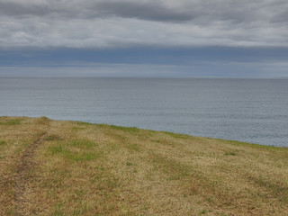 Peñarronda beach in Asturias. Spain