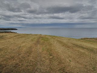 Peñarronda beach in Asturias. Spain