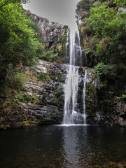 Cioyo waterfall in Asturias. Spain
