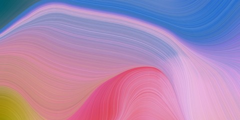 modern soft swirl waves background design with pastel violet, steel blue and rosy brown color