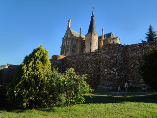 Episcopal palace designed by Antoni Gaudí, built in 1913, converted into a museum of religious art. Astorga Lion. Spain