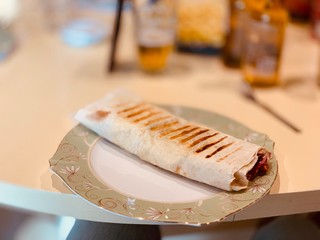homemade shawarma