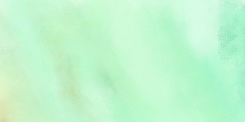 Fototapeta na wymiar abstract painting background texture with tea green, light cyan and powder blue colors and space for text or image. can be used as header or banner