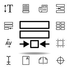 paragraph icon. Can be used for web, logo, mobile app, UI, UX