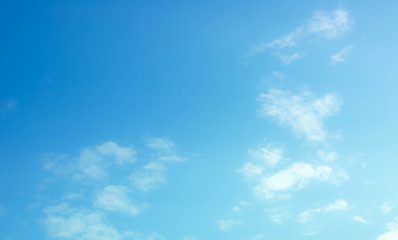 blue sky with beautiful natural white clouds