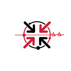 abstract medical logo design inspiration,