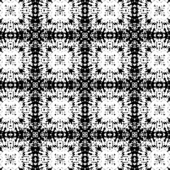 Geometric grunge vector pattern black and white