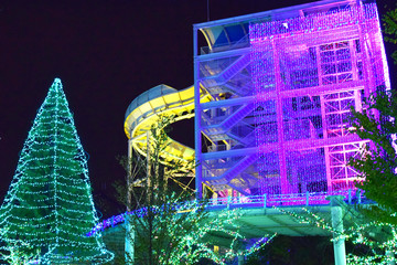 よみうりランドのイルミネーション