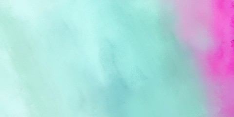 abstract painting background graphic with powder blue, neon fuchsia and pastel violet colors and space for text or image. can be used as header or banner