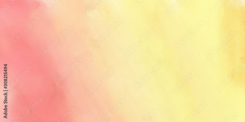 Aufkleber abstract painting background texture with pale golden rod, light salmon and light pink colors and sp