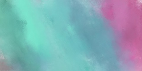 elegant painted vintage background illustration with medium aqua marine, pale violet red and mulberry  colors and space for text or image. can be used as header or banner