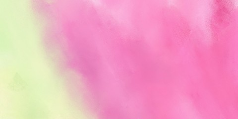 vintage abstract painted background with pastel magenta, tea green and baby pink colors and space for text or image. can be used as header or banner