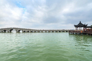 Obraz premium Scenery of Zhouzhuang Ancient Town, Suzhou, China