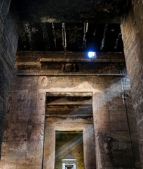 Fototapeta na wymiar Edfu Temple at Luxor, Egypt
