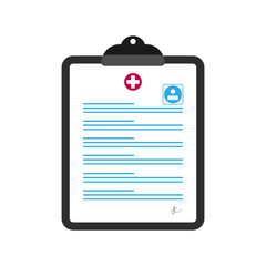 blank clipboard with checklist design