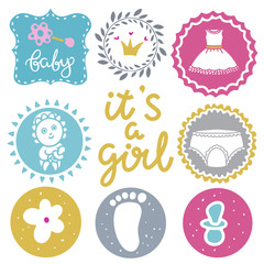Baby icons set