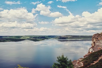 Fototapeta premium Beautiful landscapes of Ukraine, background or wallpaper