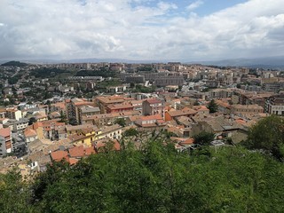 Fototapeta na wymiar Campobasso - Panorama dalla chiesa di San Giorgio