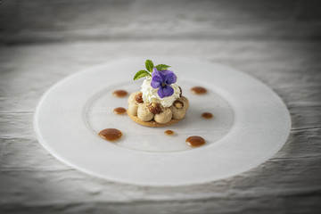 Dessert mousse et crème