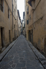 Fototapeta premium narrow street in old town