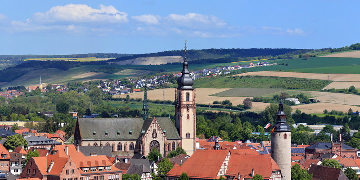 Luftbild von Tauberbischofsheim