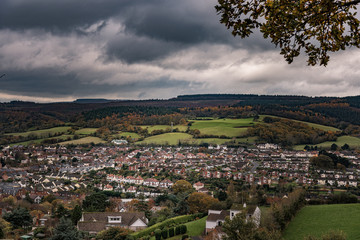 Obraz premium North Hill, panorama jesienia