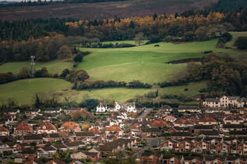 North Hill, panorama jesienia