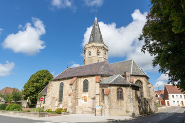Fototapeta na wymiar L'église Saint-Martin à Marquise