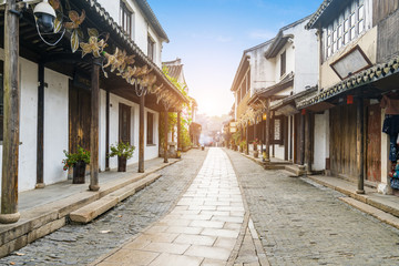 Fototapeta premium Scenery of Zhouzhuang Ancient Town, Suzhou, China