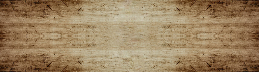old brown rustic dark grunge wooden texture - wood background panorama long banner