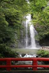 Minoh waterfall in Osaka, Japan