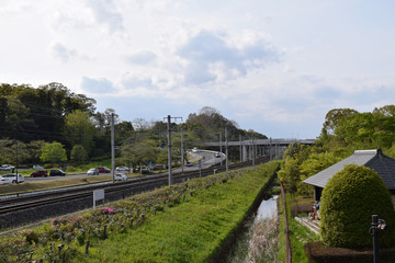 Fototapeta na wymiar 茨城県水戸市の風景