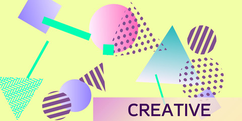 Geometric abstract background.