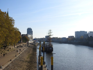 Fototapeta premium The river Basel in Bremen