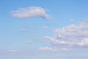 水色の空　sky blue