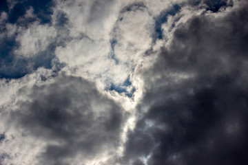 Obraz premium 不気味な空 spooky sky