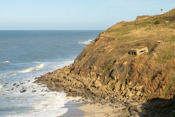 Falaises du Cap d'Alprech au sud de Le Portel