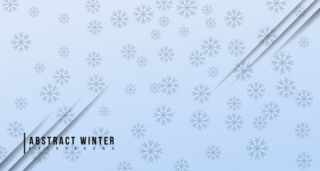 Abstract winter background awesome design