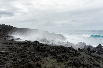 Fototapeta premium plage de la côte de la réunion