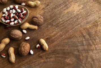 Set of different foods