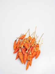 Dried chillies for cooking And is also an exported agricultural product