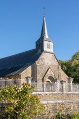 Fototapeta na wymiar L'église Saint-Michel de Le Wast