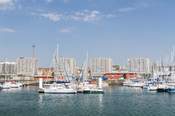 Le port de plaisance de Boulogne-sur-mer
