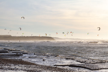 Kite-surf à la Pointe aux Oies