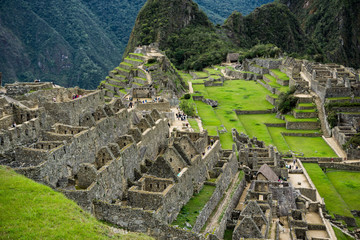 Famous ruins of Machu Picchu, Cusco Peru