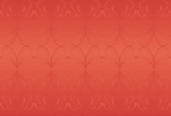 Pink background with abstract elements.