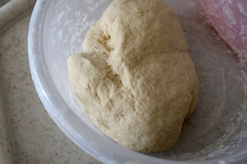 freshly fermented wheat flour pulp,