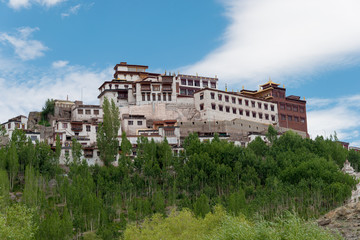 Fototapeta premium Ladakh, India - Jul 10 2019 - Matho Monastery (Matho Gompa) in Ladakh, Jammu and Kashmir, India. The Monastery was originally built in 14th century.