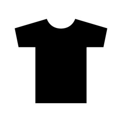 T-shirt icon, logo isolated on white background